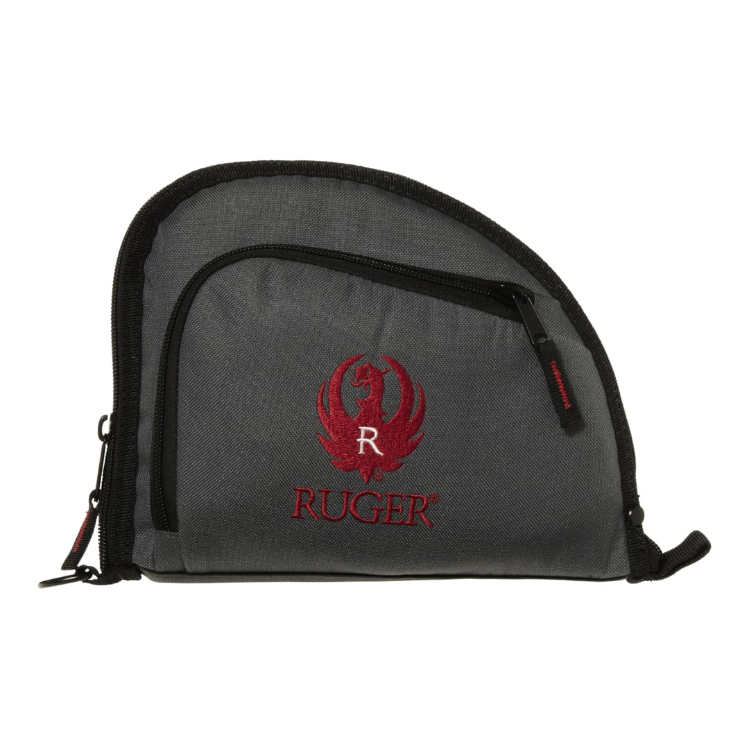 Ruger® Auto-Fit 9" Handgun Case, Fits 5" Barrel Autoloaders, Gray
