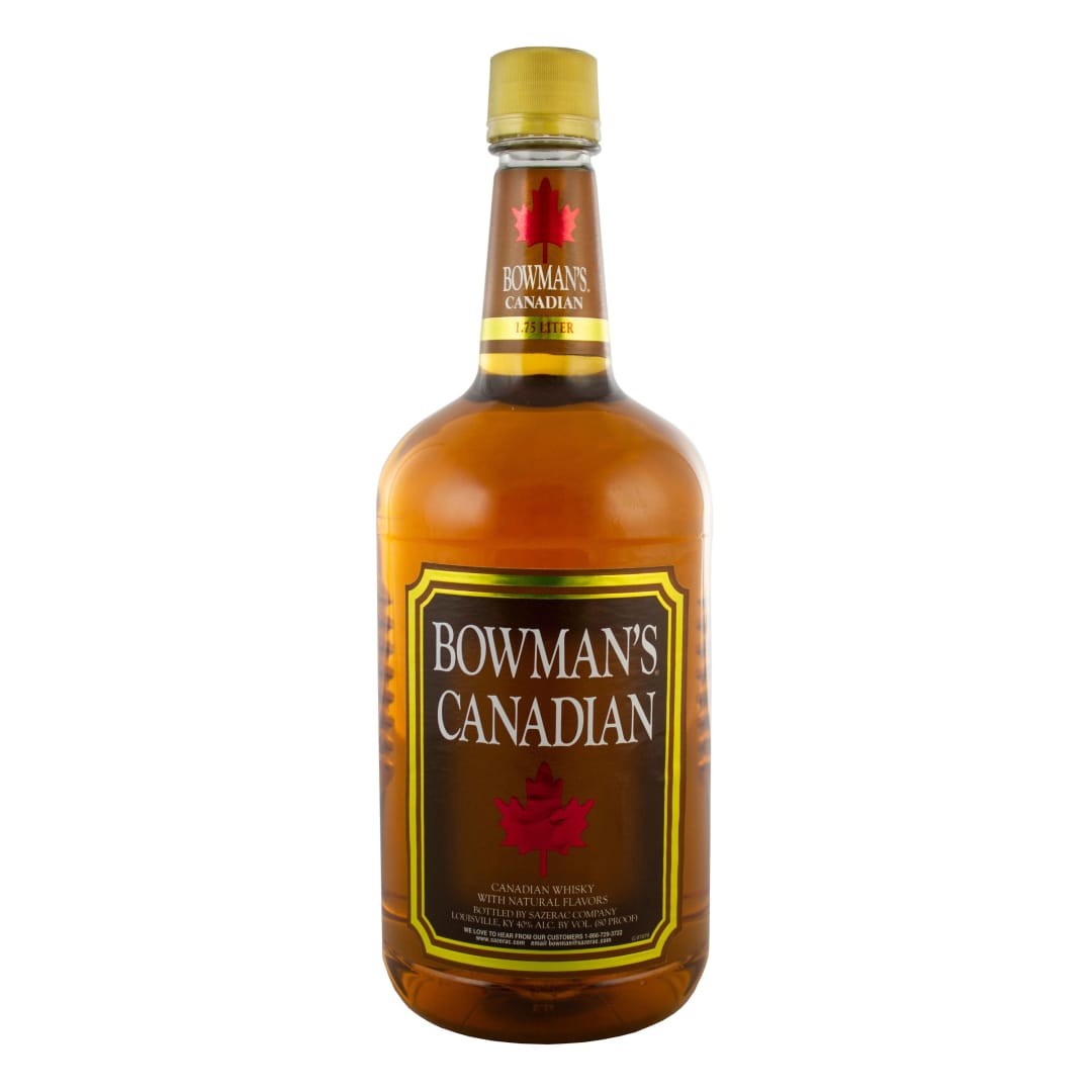 Bowman's Canadian Whisky 1.75l Plastic Bottle 80 Proof