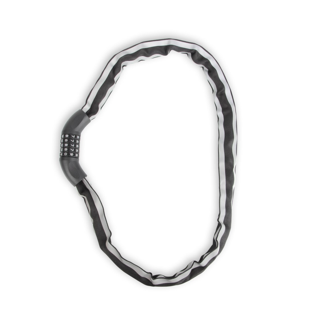 Kwikset 4 ft Combination Bicycle Chain Lock, 4-Digit, 1/4 in Diameter, 1 Pack