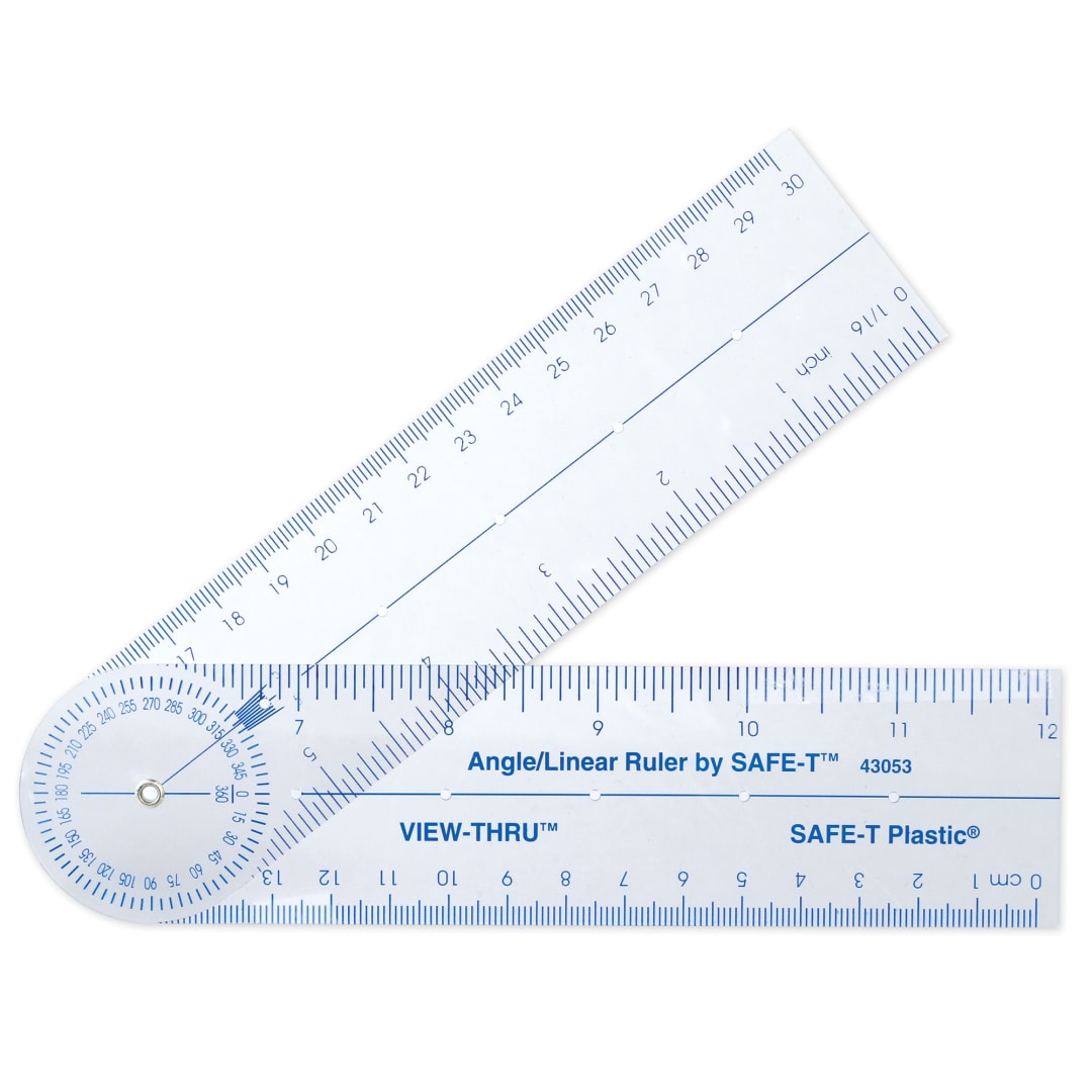SAFE-T ANGLE LINEAR RULER/CARD