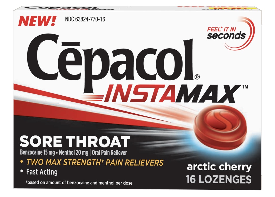 CEPACOL® InstaMax Lozenges - Arctic Cherry 24/16 ct.