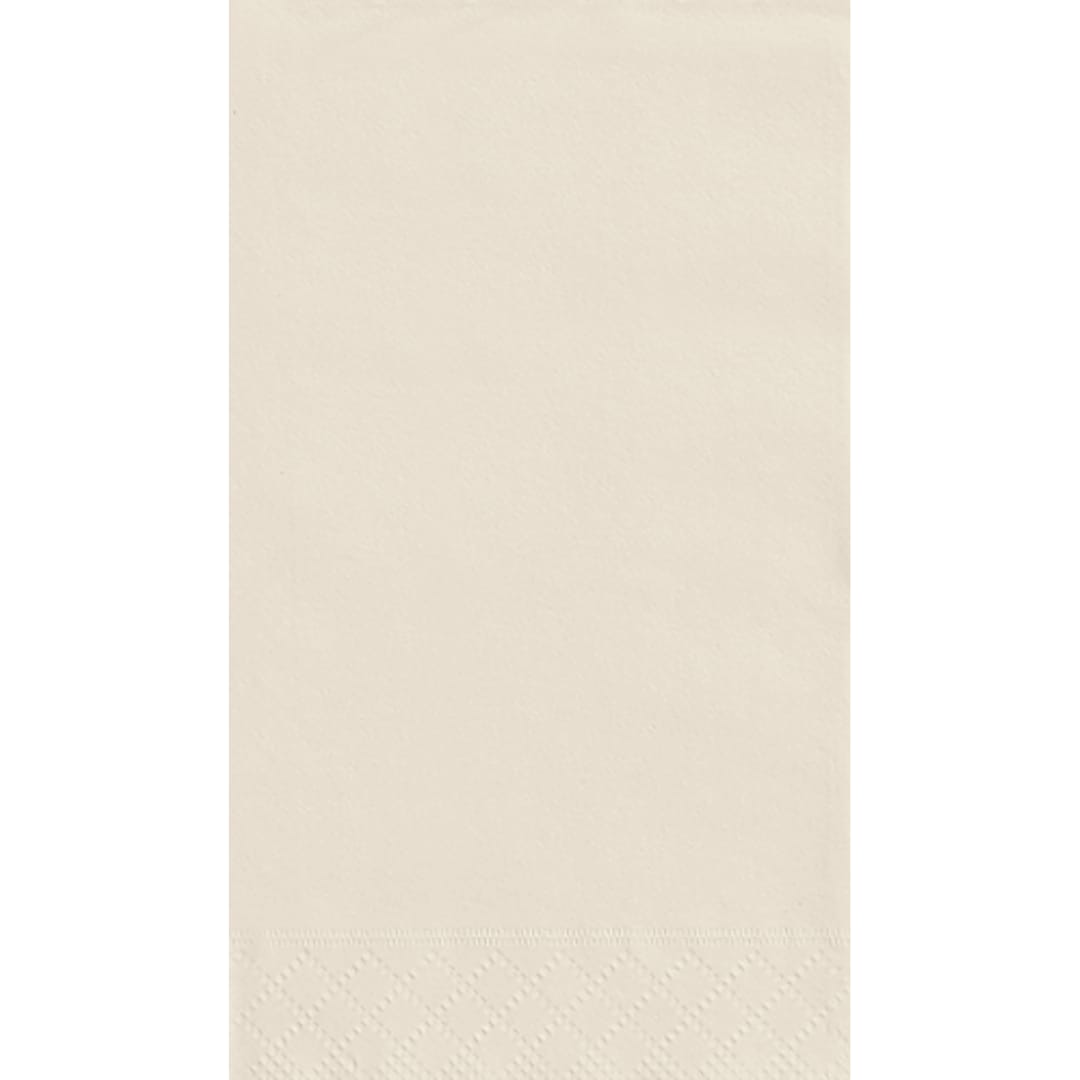 Vanilla Cream Solid Guest Towels, 20ct
