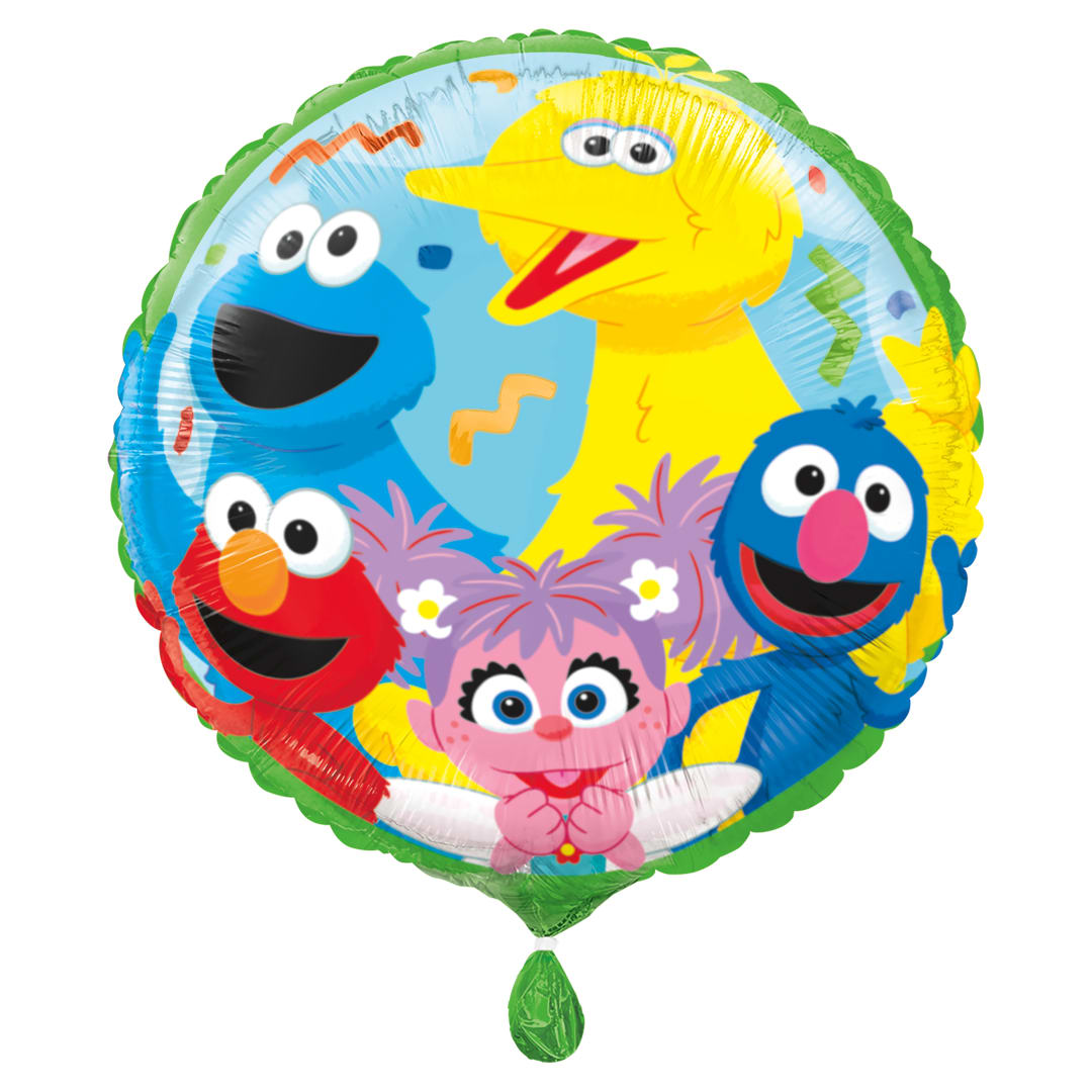 Sesame Street Round 18" Foil Balloon - Packaged