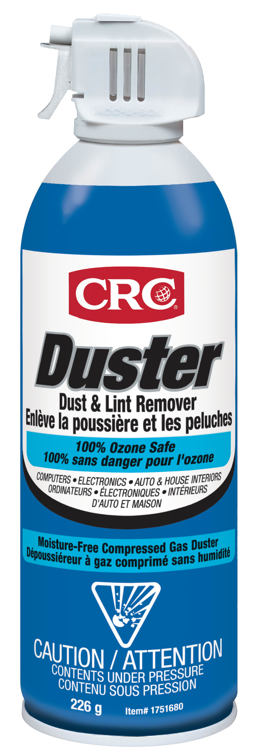 CRC Duster Moisture-Free Dust & Lint Remover (F/E) 1X226G