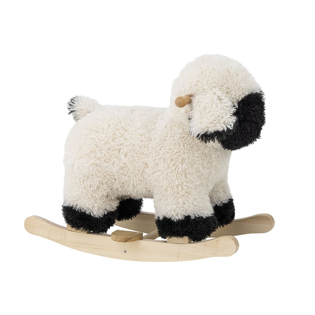 82062340 - Dolly Rocking Toy, Sheep, White, Polyester STOCK: 300