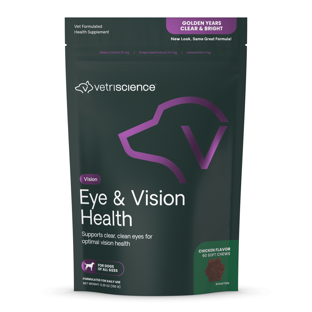 VS Eye &amp; Vision Health Chews, Senior Dogs, Chicken, 60ct