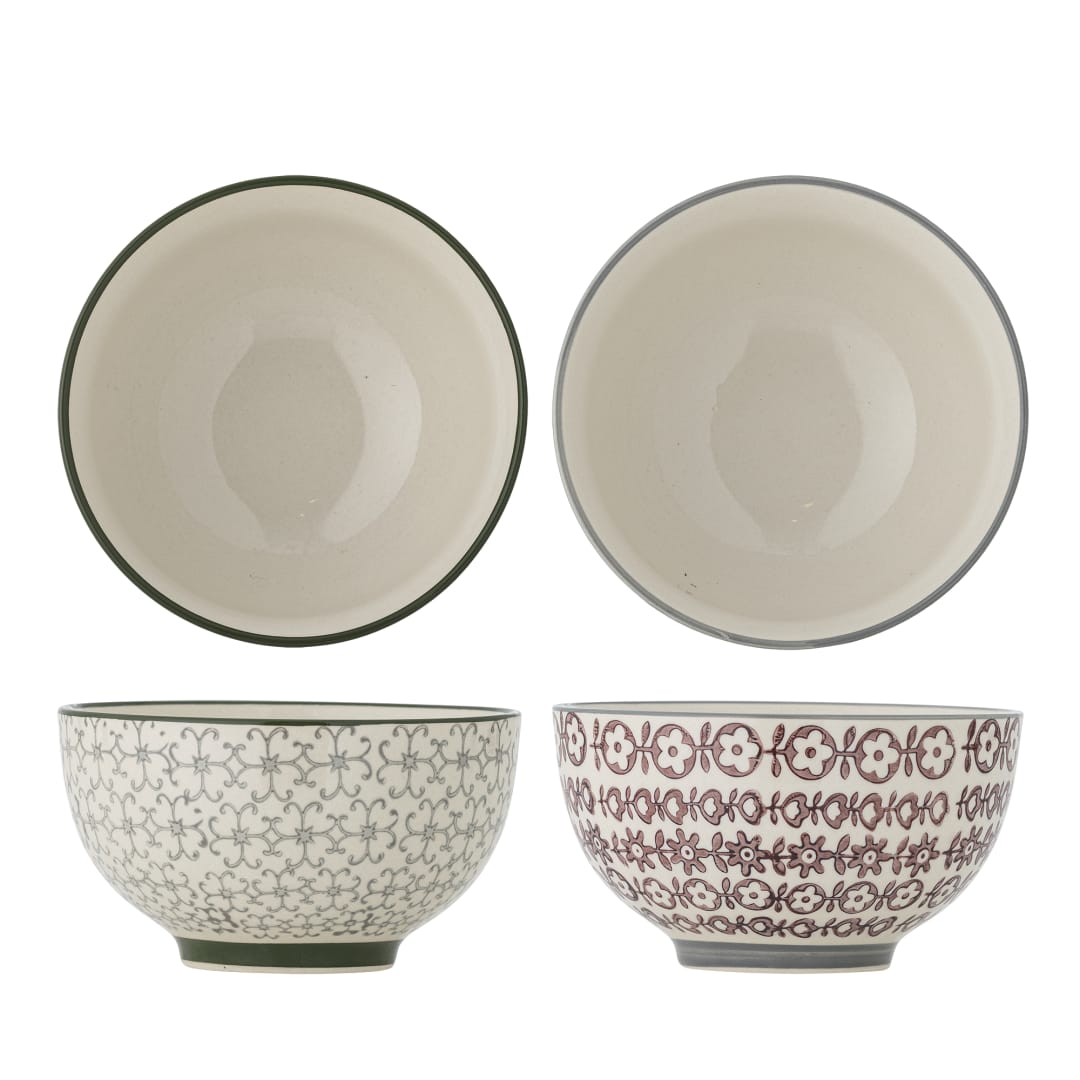 21100612 - Karine Bowl, Multi, Stoneware STOCK: 300