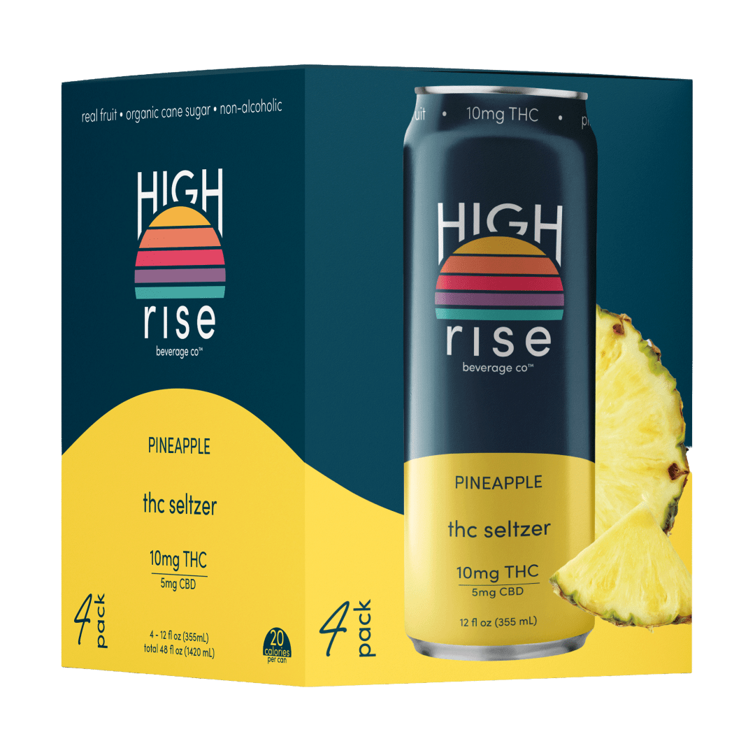 High Rise Pineapple 10THC/5CBD Can 6/4 12Z