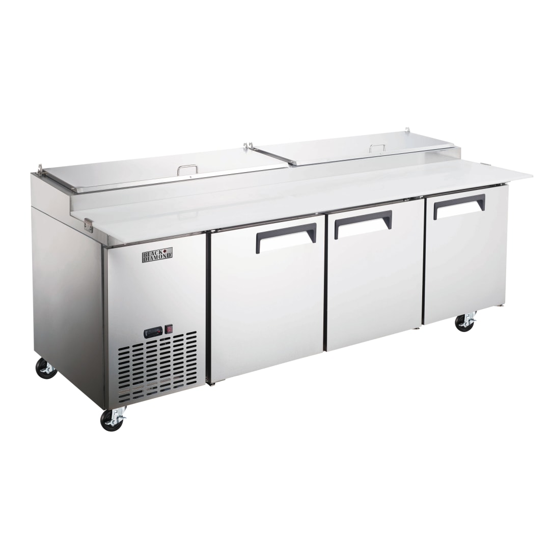 GRPZ-3D - BD PIZZA PREP TABLE ,3 DOOR