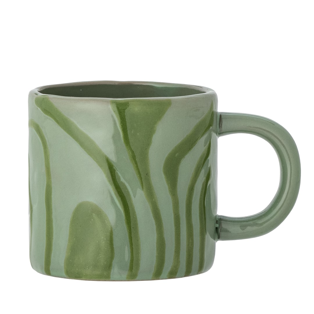 82060491 - Ninka Cup, Green, Stoneware STOCK: 300
