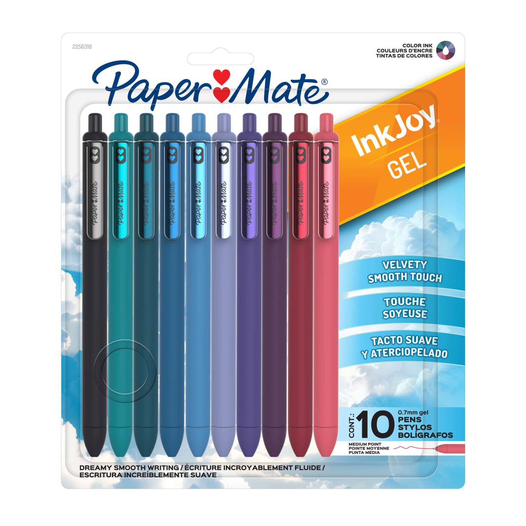 PM INKJOY GEL RT SOFT 0.7MM 10CT TRI