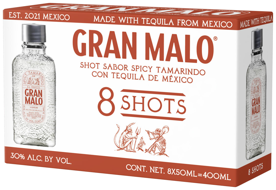 Gran Malo Spicy Tamarind Flavored Shot 8 Pack 50ml