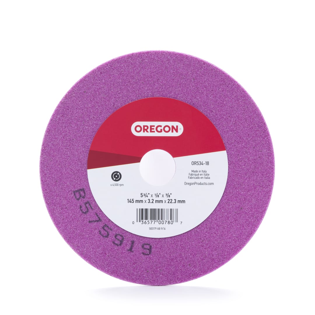 Oregon Grinding Wheel, 5 3/4" x 1/8", for Sharpening 3/8" Low Profile and 1/4" pitch saw chains