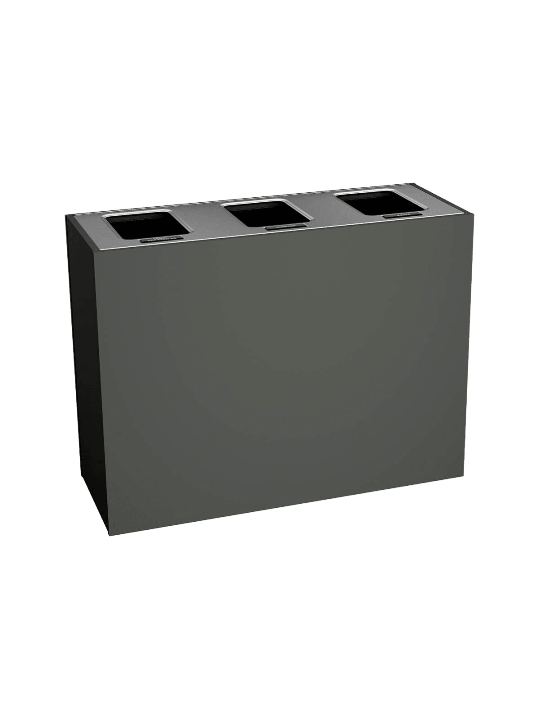 ARISTATA - Triple - Select - Mixed Recyclables-Compost-Waste - Full - Slate