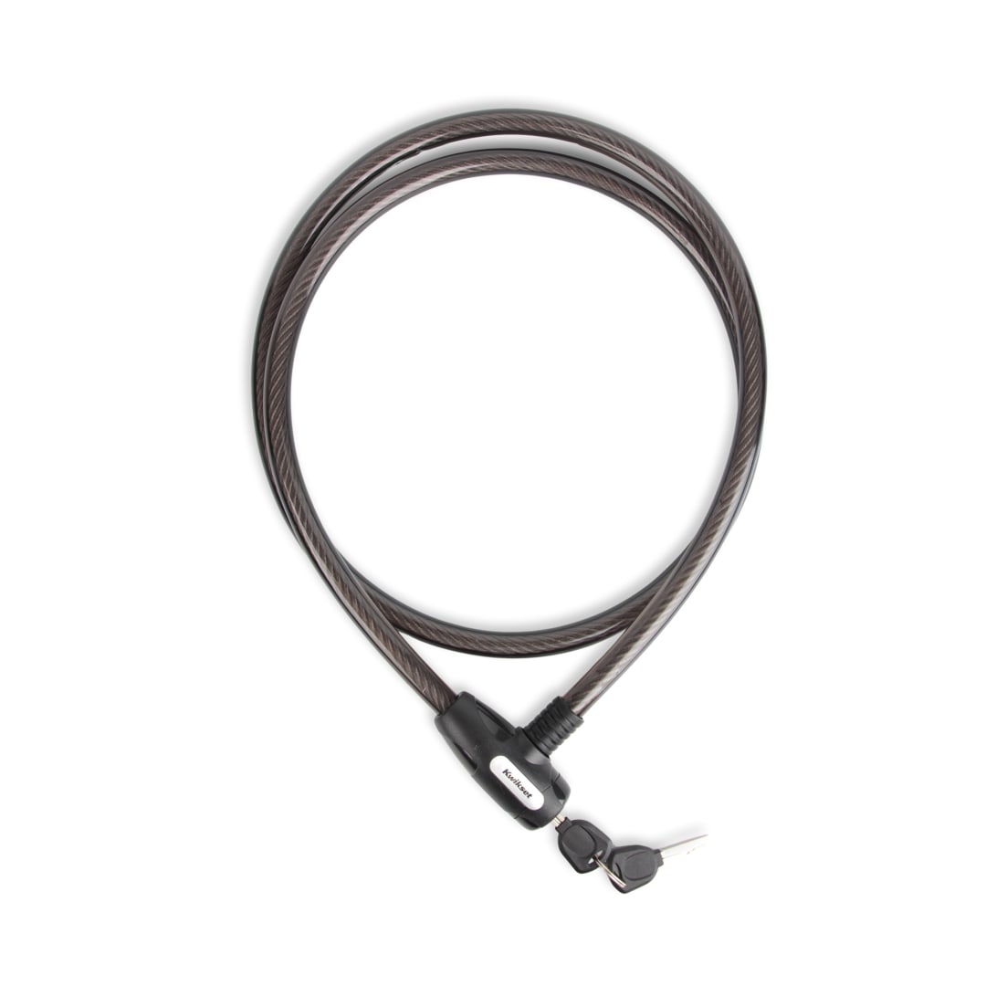 Kwikset 6 ft Keyed Bicycle Cable Lock, 5/8 in Diameter, 1 Pack