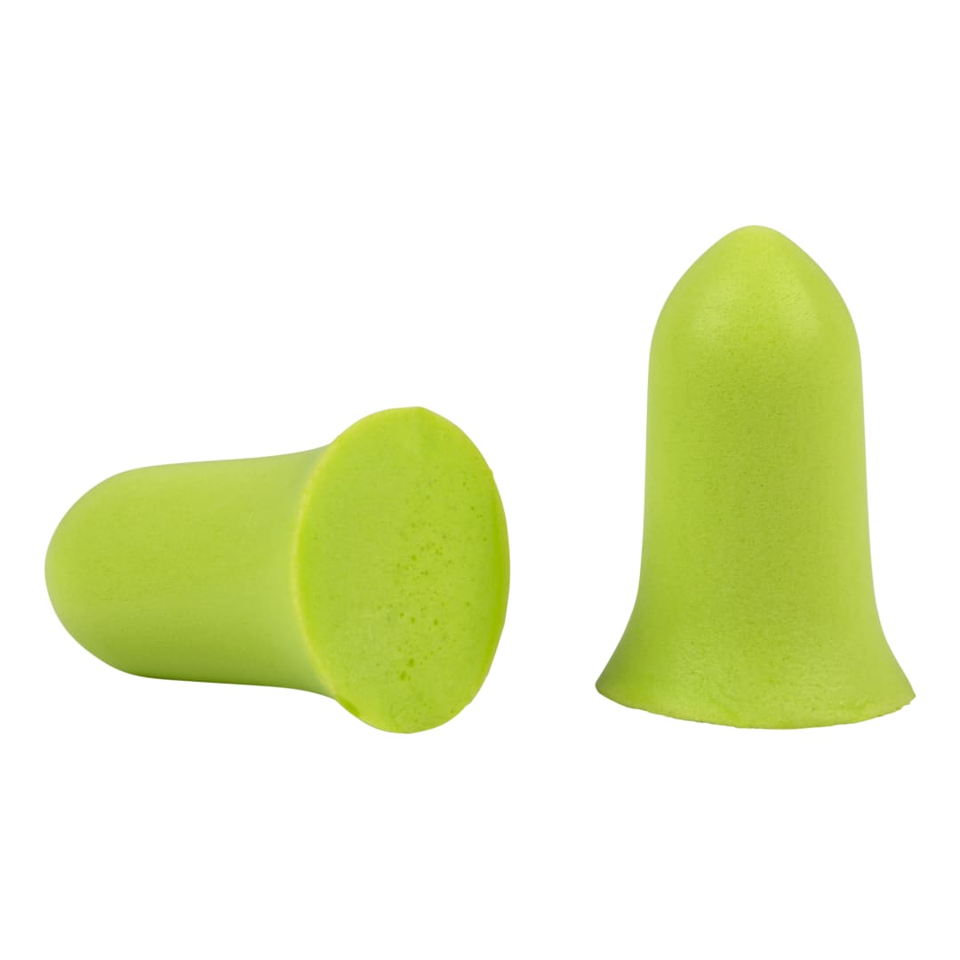 ULTRX™ Tapered Foam Ear Plugs, 25-Pairs / Jar, Lime