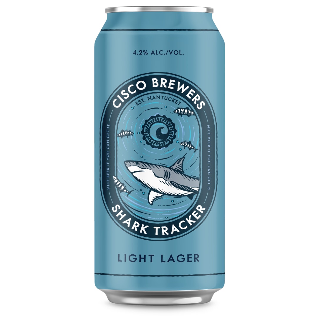 Cisco Brewers Shark Tracker Light Lager, 16 fl. oz. Can