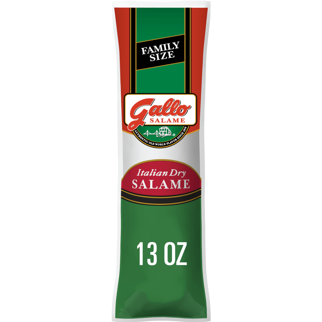 Gallo Salame® Italian Dry Salami Chub Deli Lunch Meat, Family Size, 13 oz