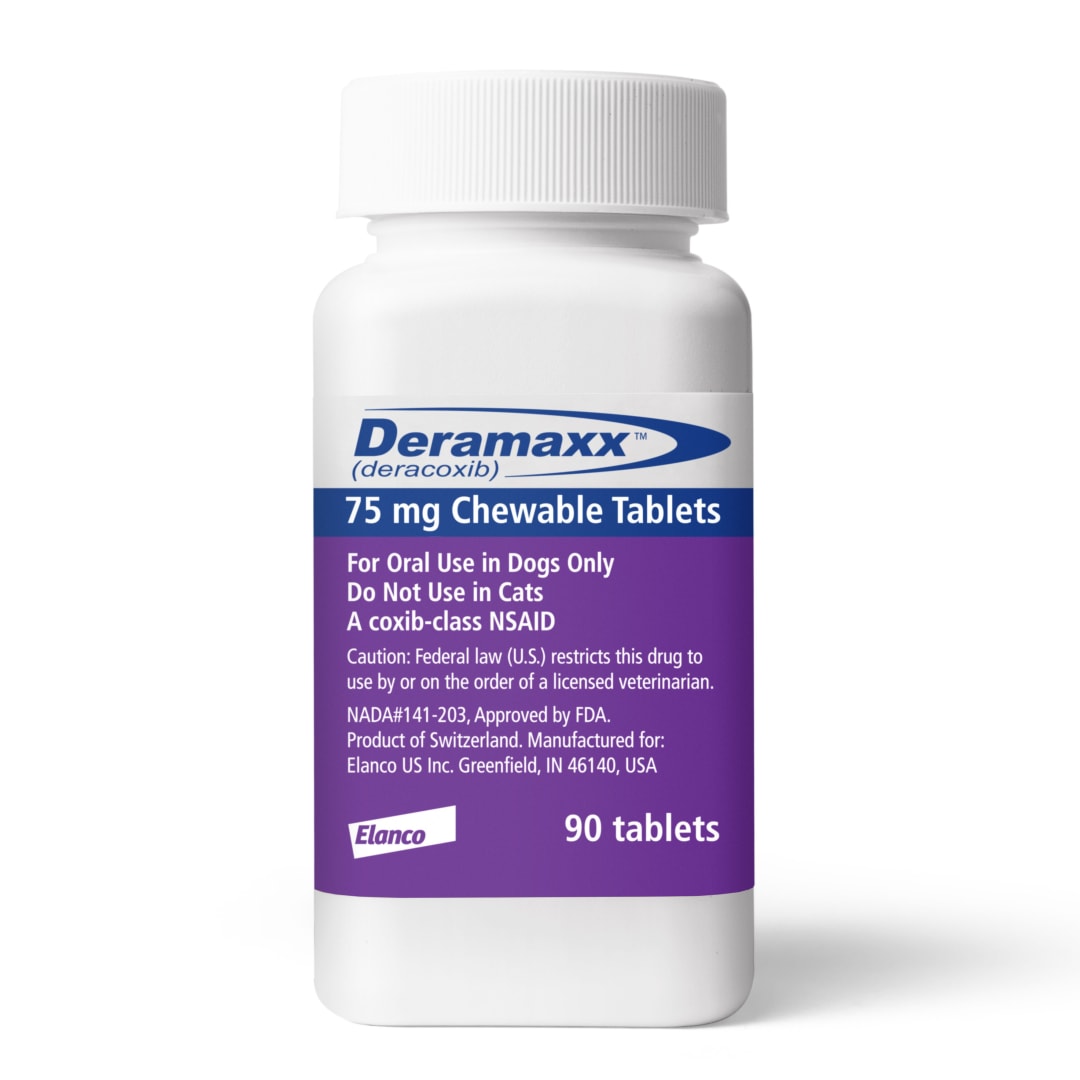 Deramaxx - 30 tablet bottle (75mg)