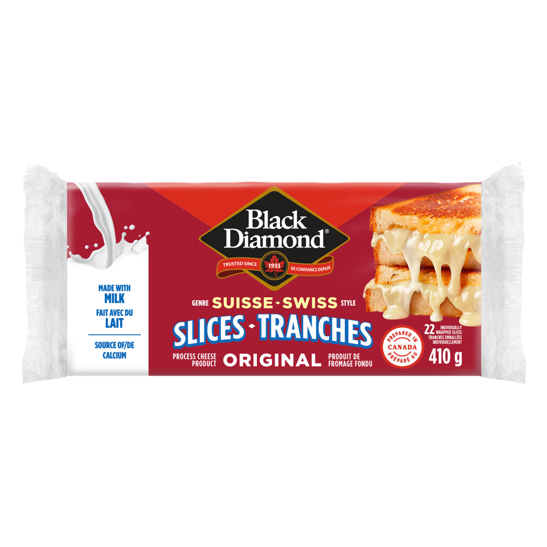 Black Diamond Original Swiss Cheese Slices, 410g