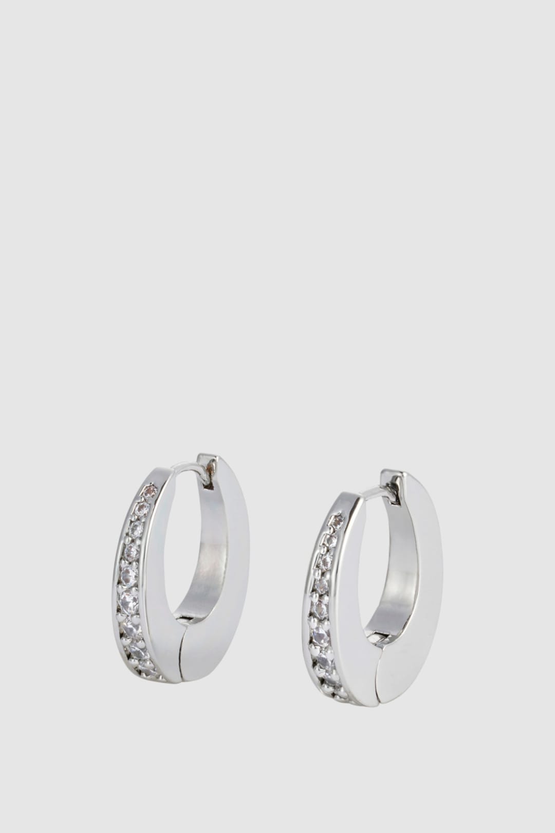 Ellie Crystal Round Huggie