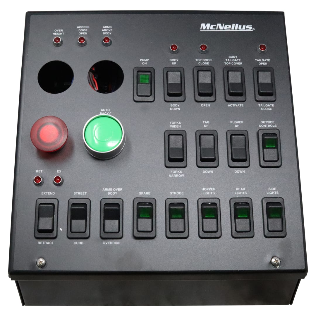 Wastebuilt® Replacement for McNeilus Cab Control Box, "R" HED, Atlantic