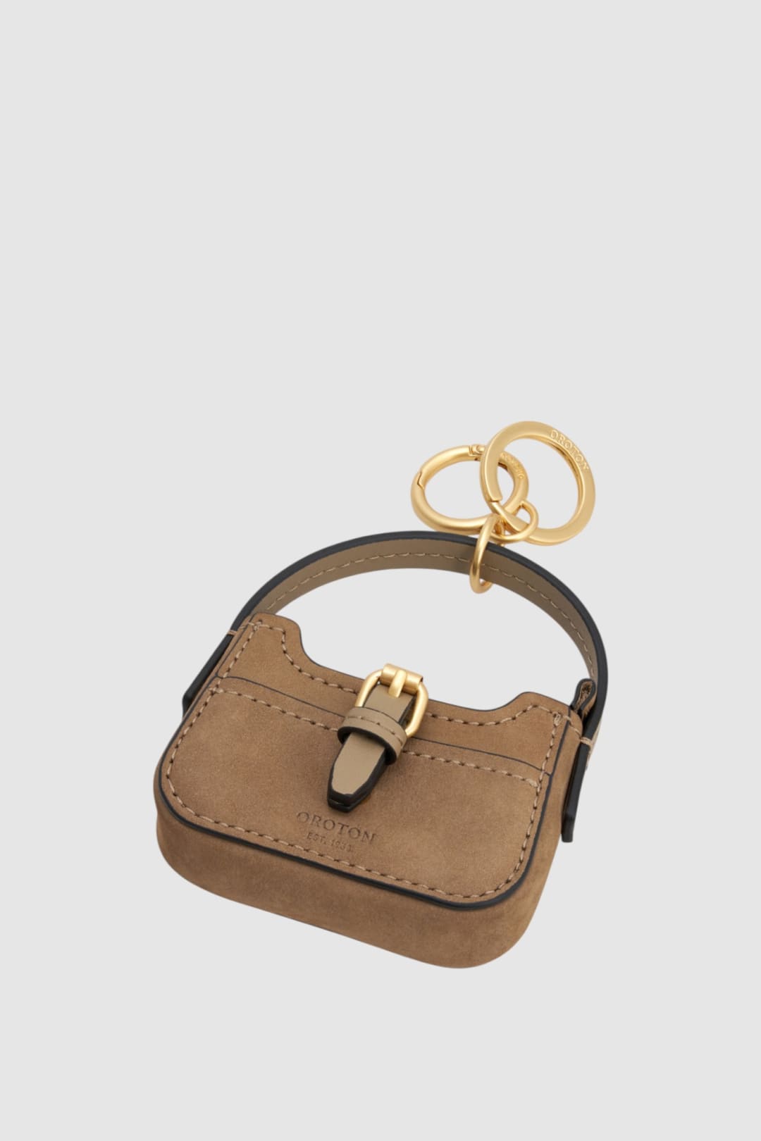 Dylan Nubuck Baguette Bag Charm