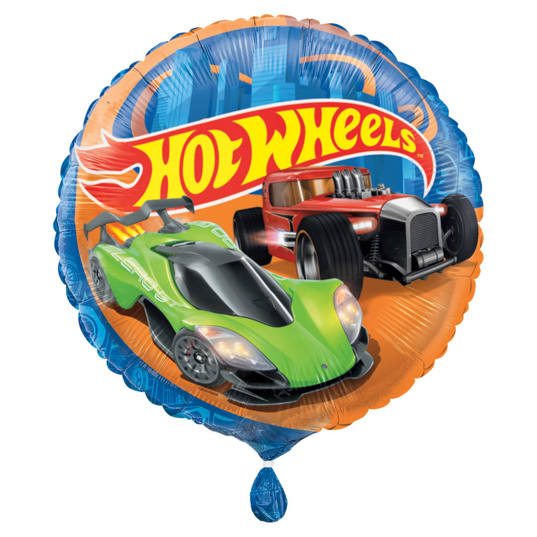 Hot Wheels Round 18" Foil Balloon - Packaged