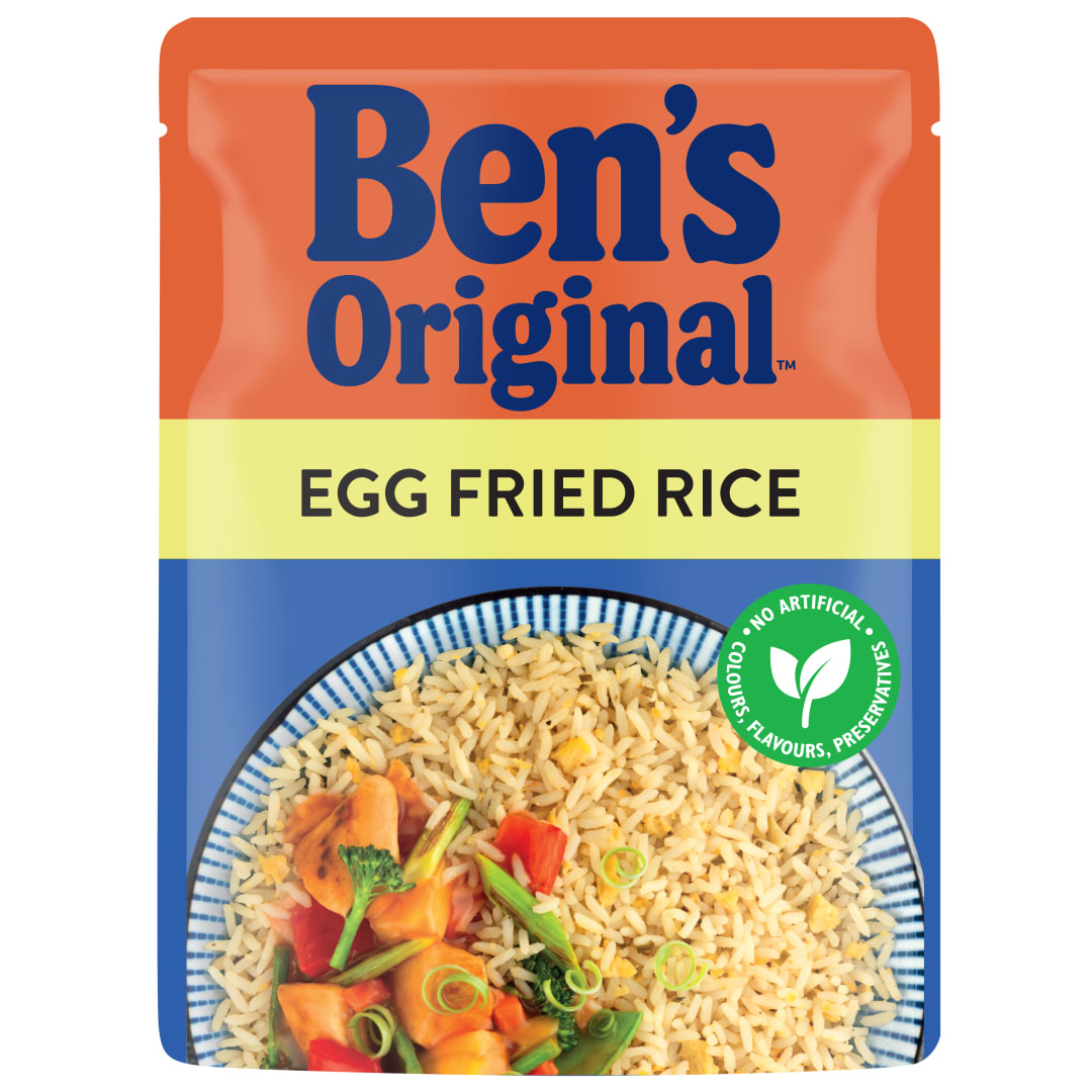 BEN'S ORIGINAL Microwave Rice Egg Fried Rice 250g Pouch