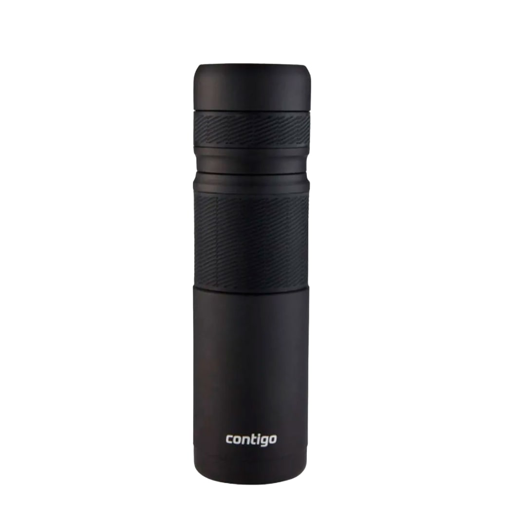 Contigo® Botella Térmica Thermalock, de Acero Inoxidable, Termo al Vacío, a Prueba de Derrames, Libre de BPA, 739 ml, Negro