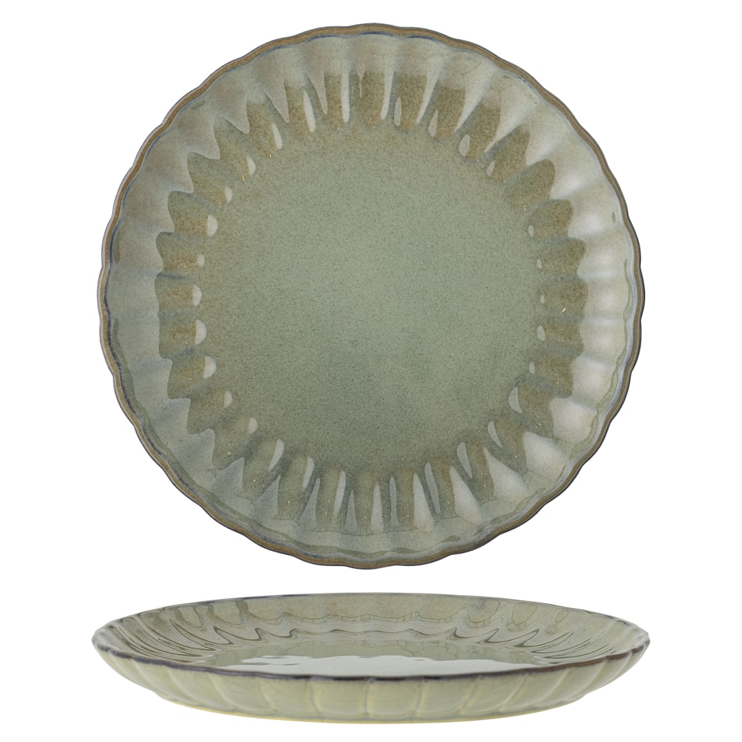 82061935 - Latina Plate, Green, Stoneware STOCK: 300