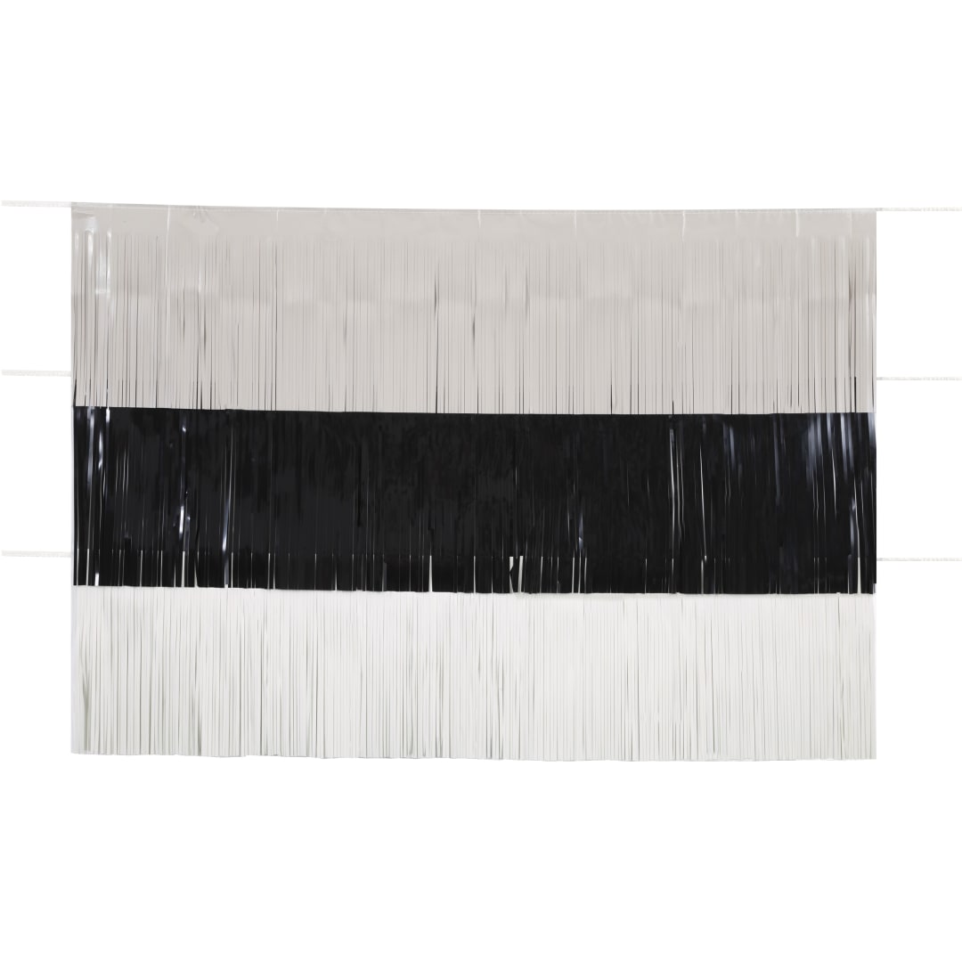 Assorted Color Foil Fringe Backdrop Kit, 3ct