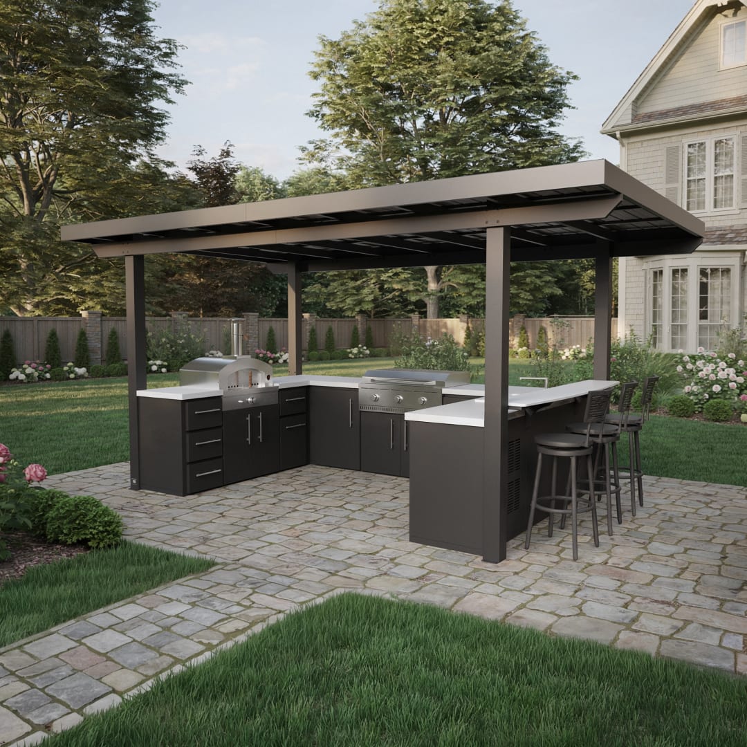 Edgemont Bay Outdoor Kitchen - 38 Griddle/ 32 Pizza Oven