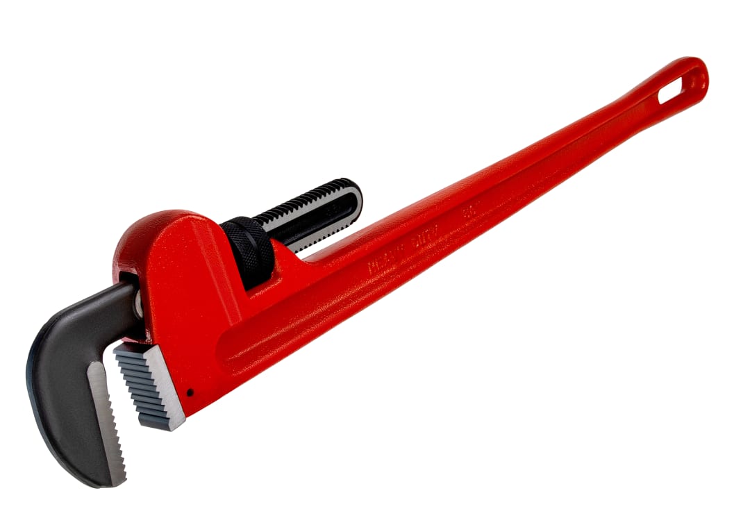 36“ Heavy-Duty Straight Cast-Iron Pipe Wrench
