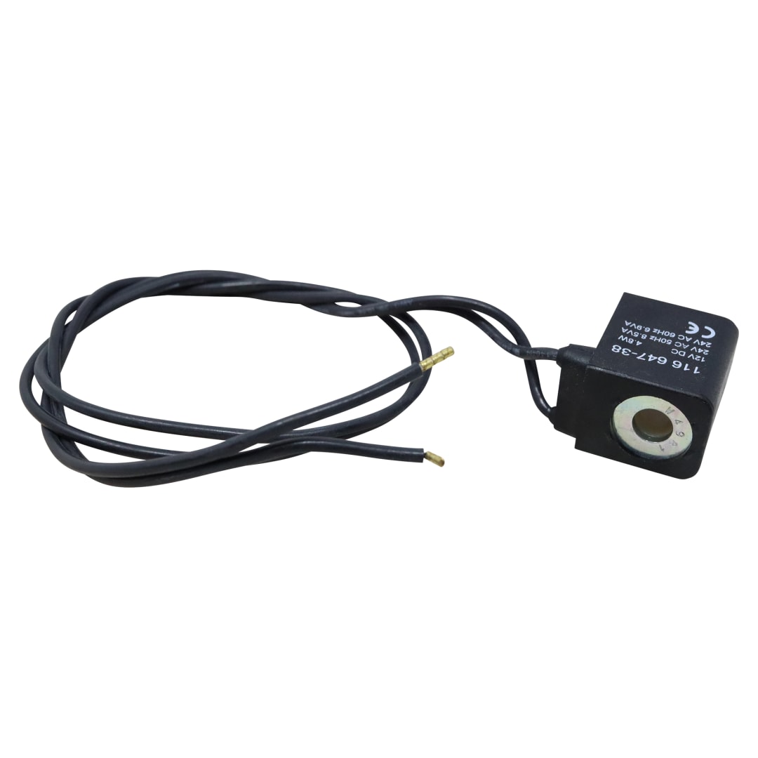 Wastebuilt® Replacement for Curbtender 24VAC/12VDC, 22 MM 18" Molded Lead Wire, Coil