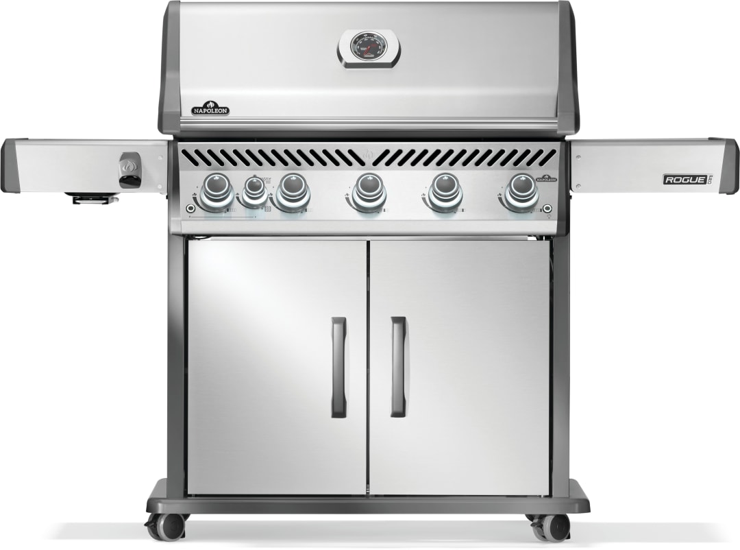 Rogue® PRO 625 Propane Gas Grill with Infrared Side Burner, Stainless Steel