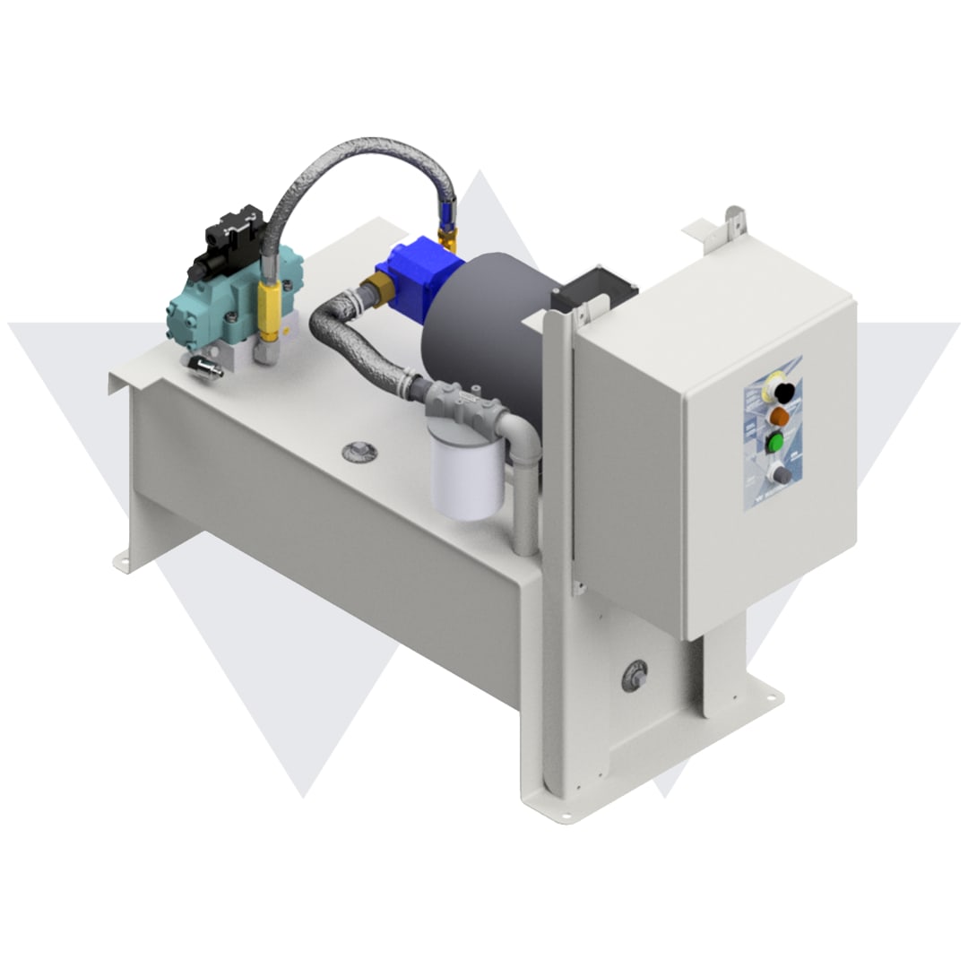 Wastequip® 20HP/3PH 36 GAL 445HD, 645HD POWER UNIT