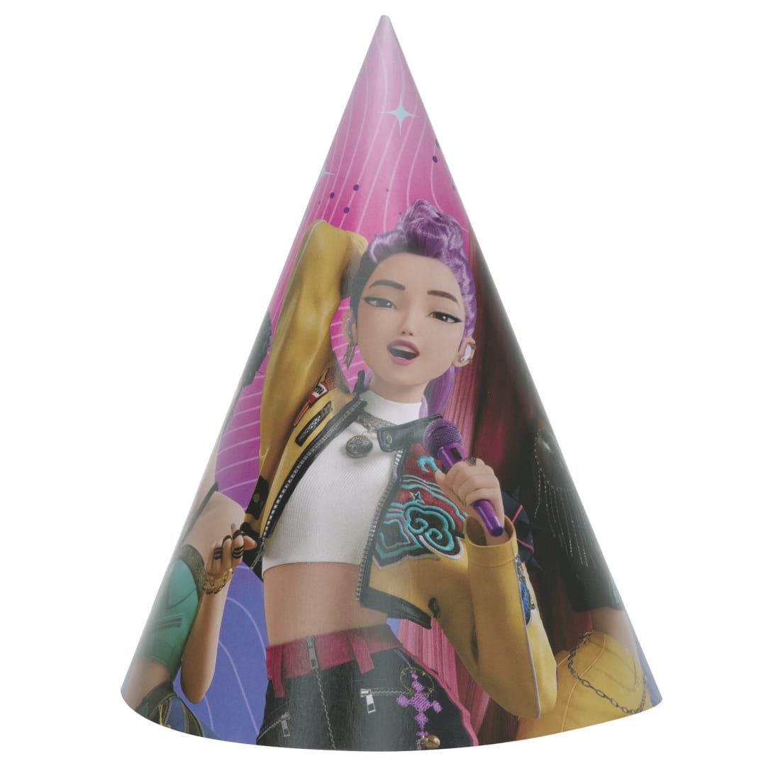 KPop Demon Hunters Party Hats, 8ct