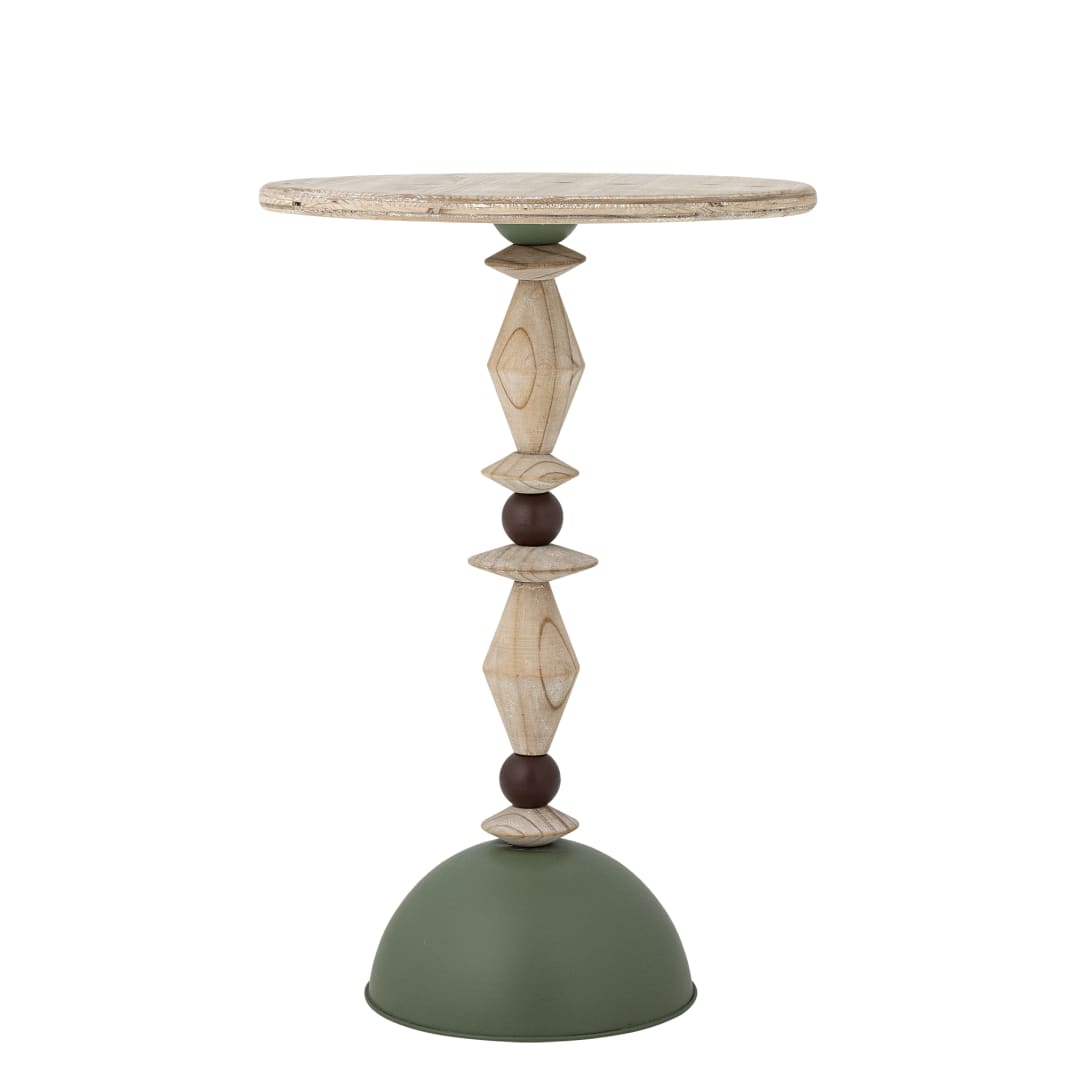 82065219 - Mannelli Side Table, Green, Firwood STOCK: 124