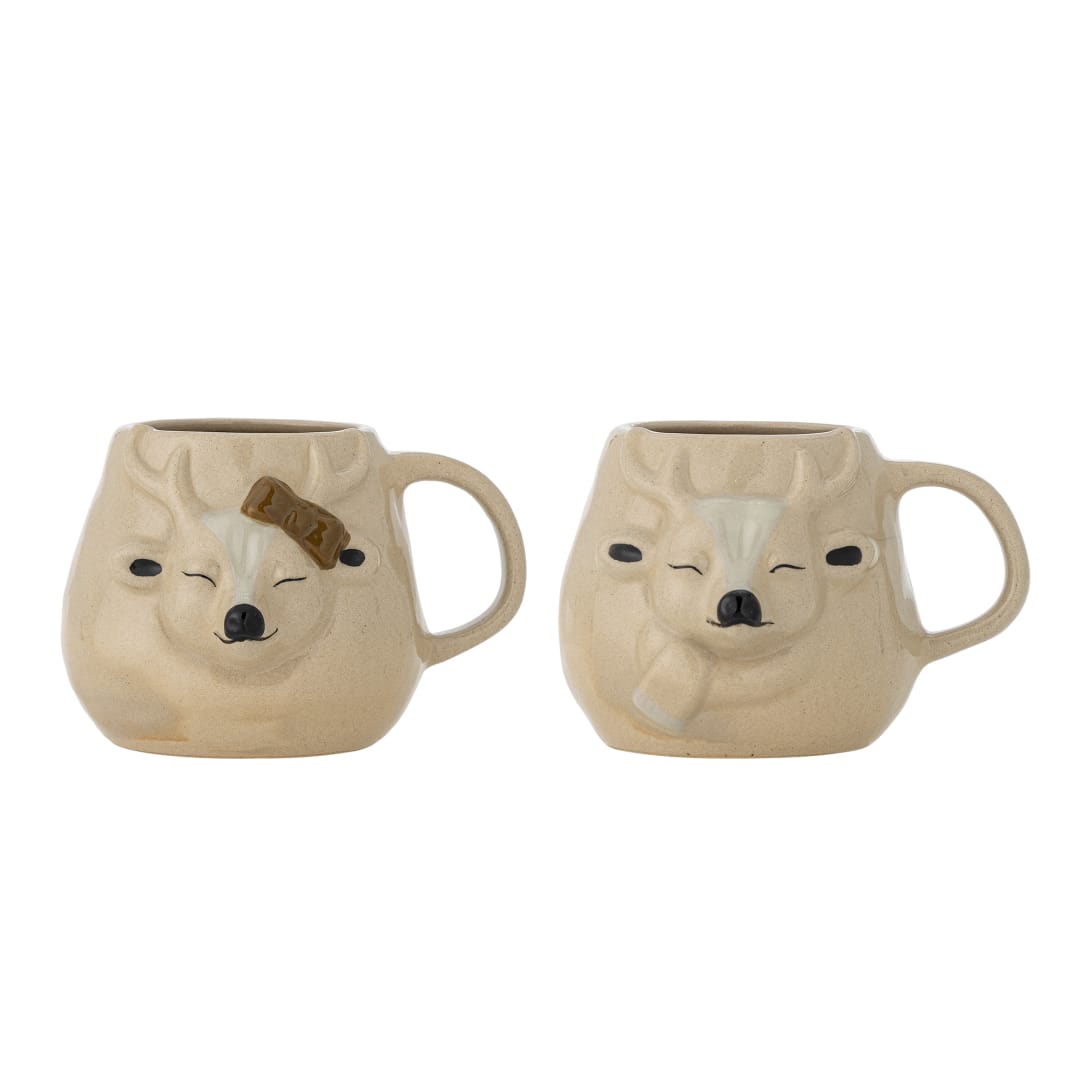 82072870 - Rudolph Cup, Nature, Stoneware STOCK: 300