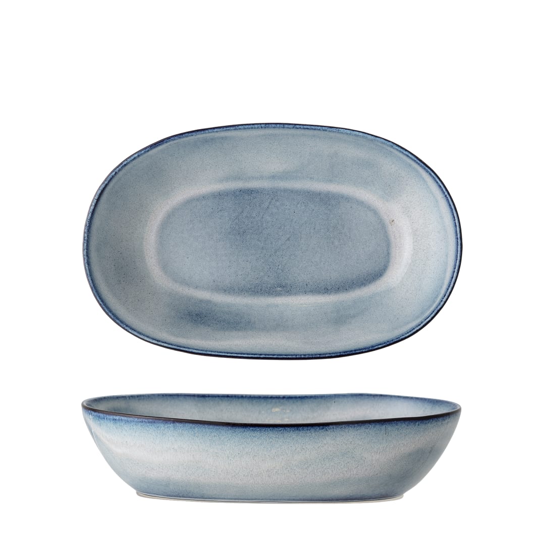 82046927 - Sandrine Bowl, Blue, Stoneware STOCK: 300