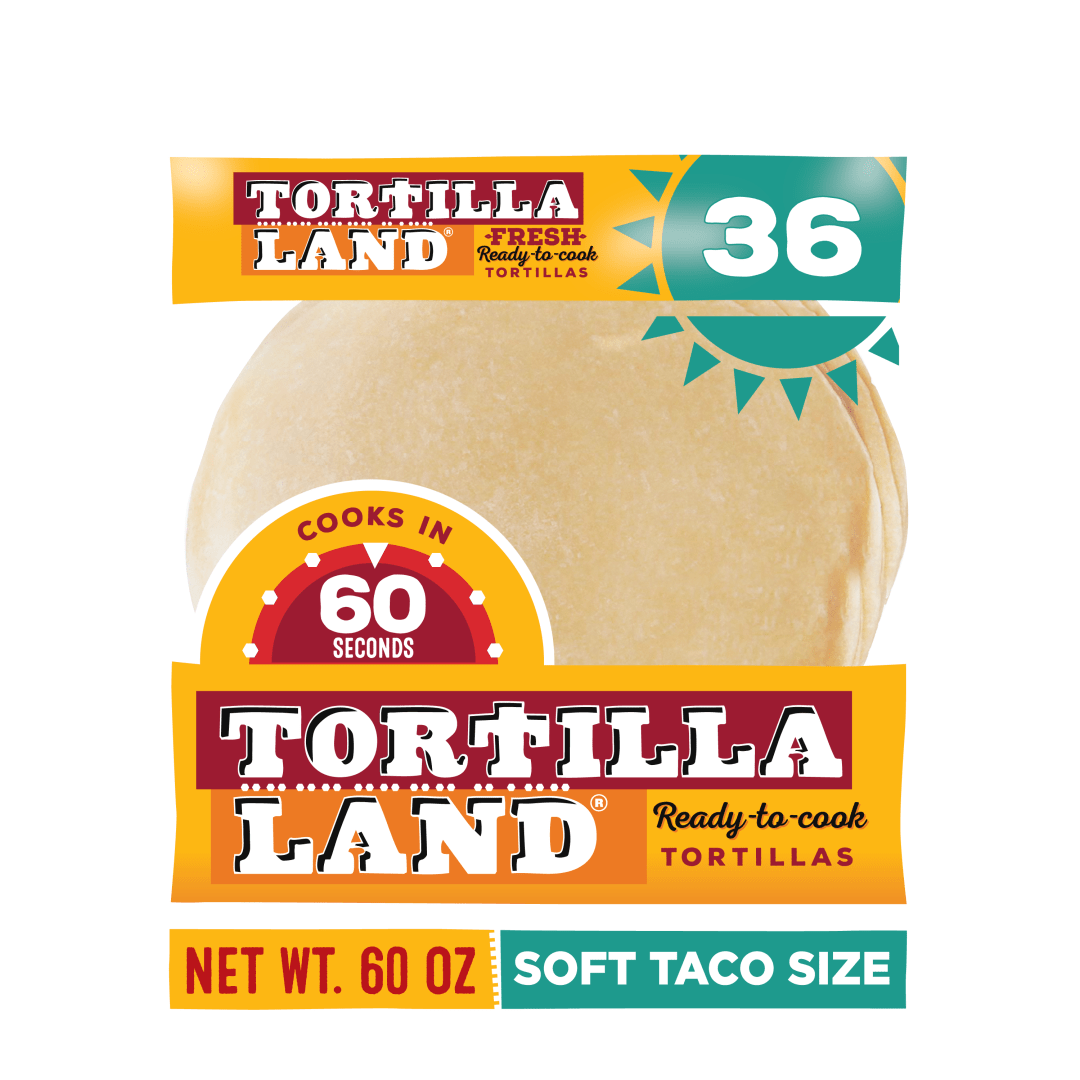 TortillaLand® Uncooked 8" Soft Flour Tortillas, 36 Count