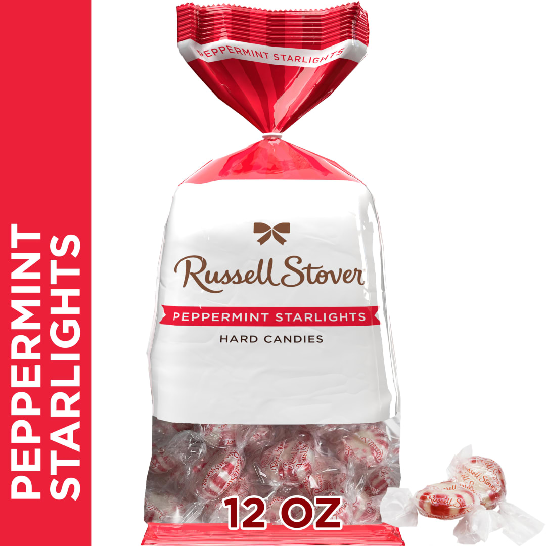 RUSSELL STOVER Mint Starlight Kisses Hard Candy Gift Bag, 12 oz.