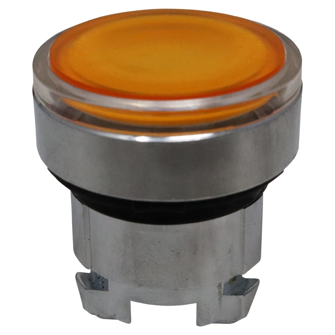Wastebuilt® Replacement for Heil Yellow Illuminated Push Button - Head Only