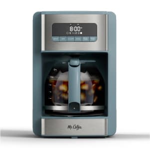 Mr. Coffee® 12 Cup Coffee Maker, Coffee Maker with Decaf Brew and Iced Coffee Brew Settings, Small Batch Setting for 1 to 4 Cups, Reflection