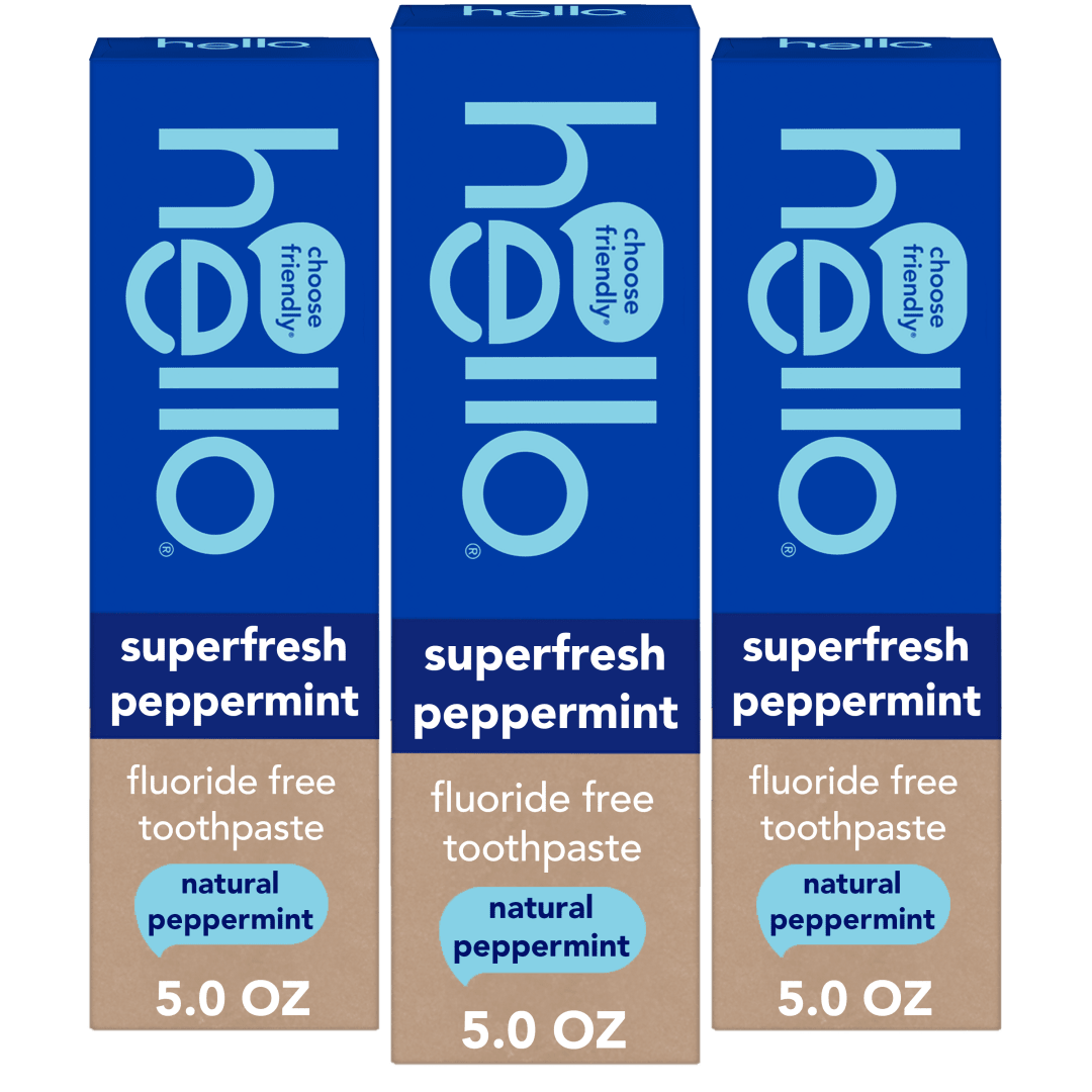 Hello Super Fresh Fluoride Free Toothpaste