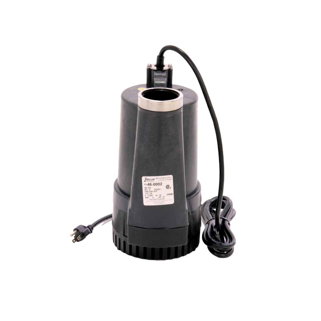 Zoeller 46-0002 N46 Nonautomatic Submersible Utility Pump 1/2 HP, 115V, 1PH