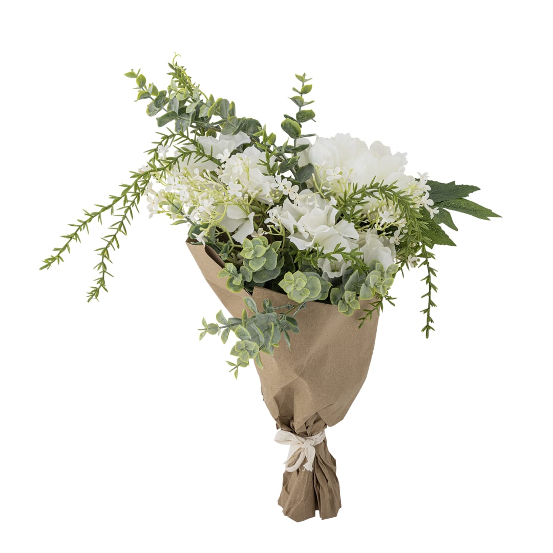 82072561 - Lustre Bouquet, White, Artificial Flowers STOCK: 198
