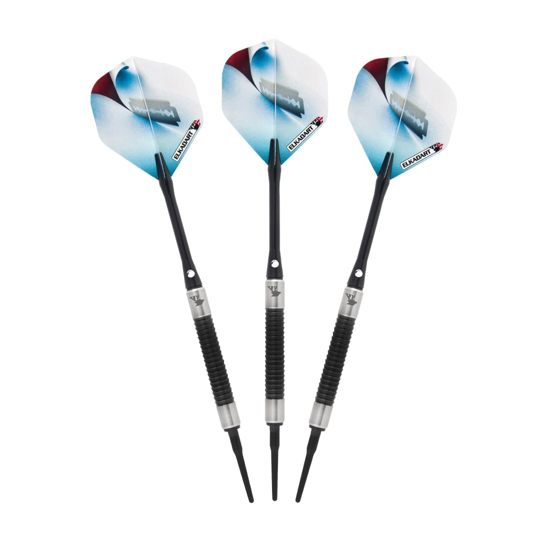Elkadart Razor 80% Tungsten Soft Tip Darts #1 Barrel Style 18 Grams