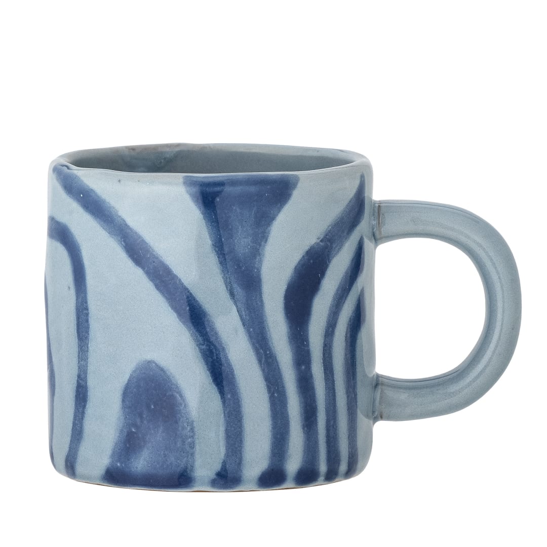 82060490 - Ninka Cup, Blue, Stoneware STOCK: 300